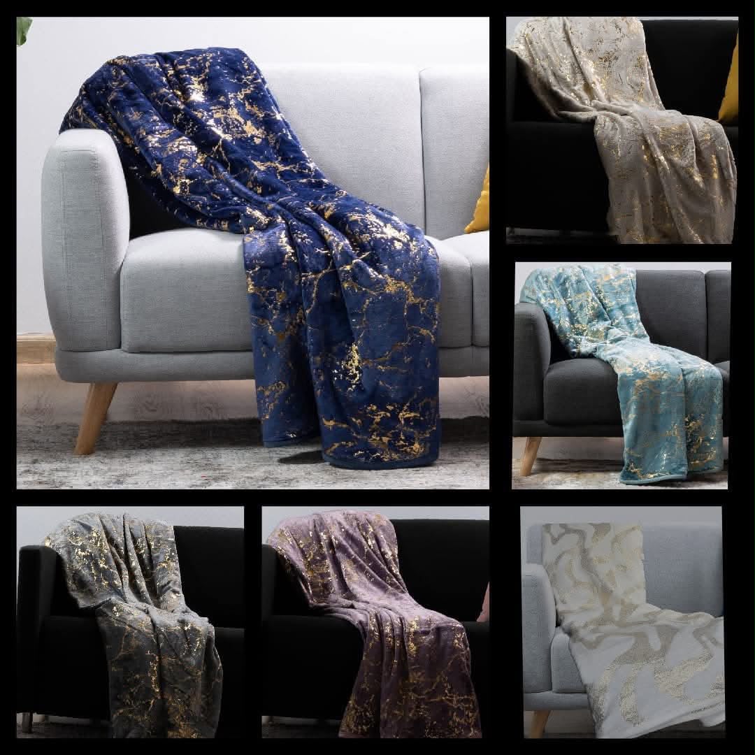 Motshoadi's marble plush throw collection